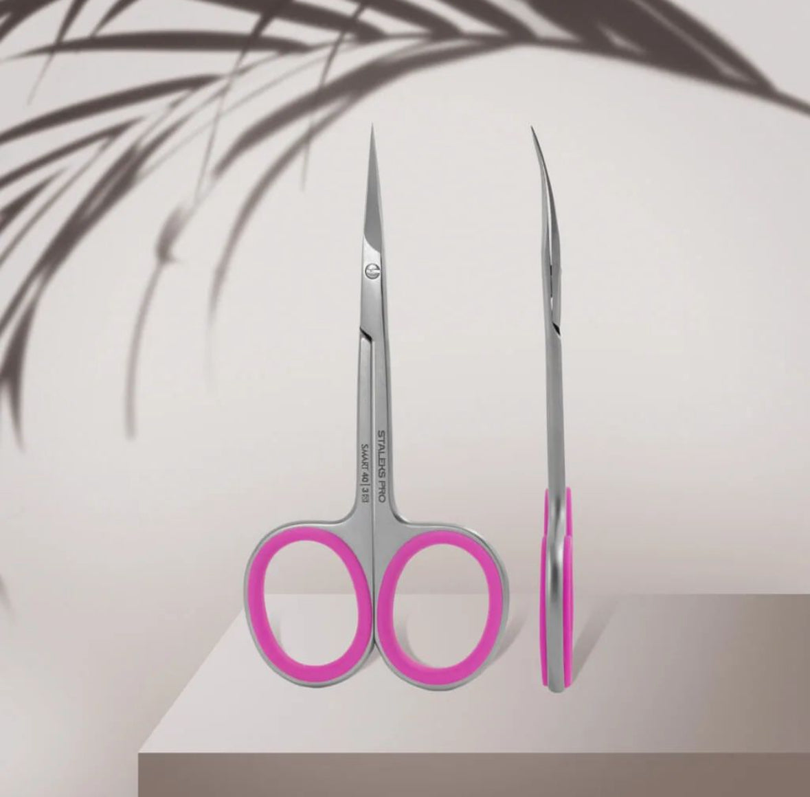 Tijeras profesionales para cutícula con ganchito STALEKS PRO SMART 41 TYPE 3