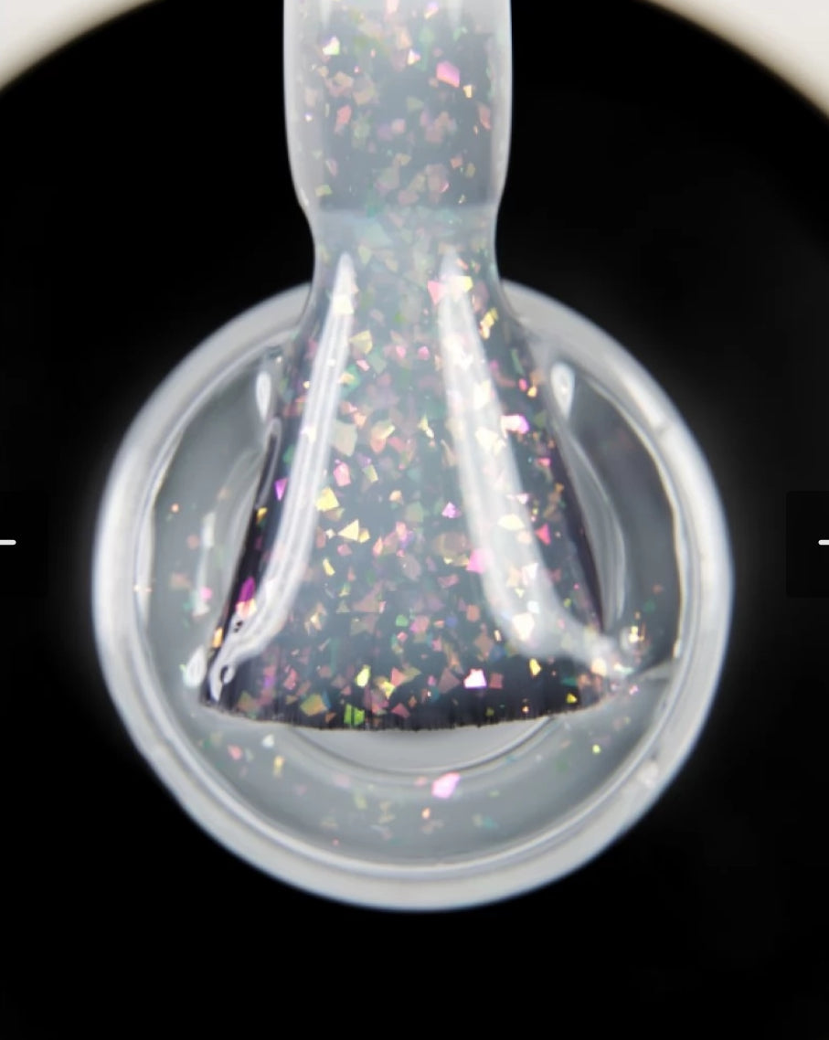 DARK BASE POTAL 25, BLANCO LECHOSO TRASLÚCIDO CON FOIL ÓPALO MULTICOLOR, 15 ML